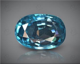 Natural Blue Zircon 5.19 carats -1515